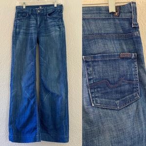 7 for All Mankind wide-leg jeans